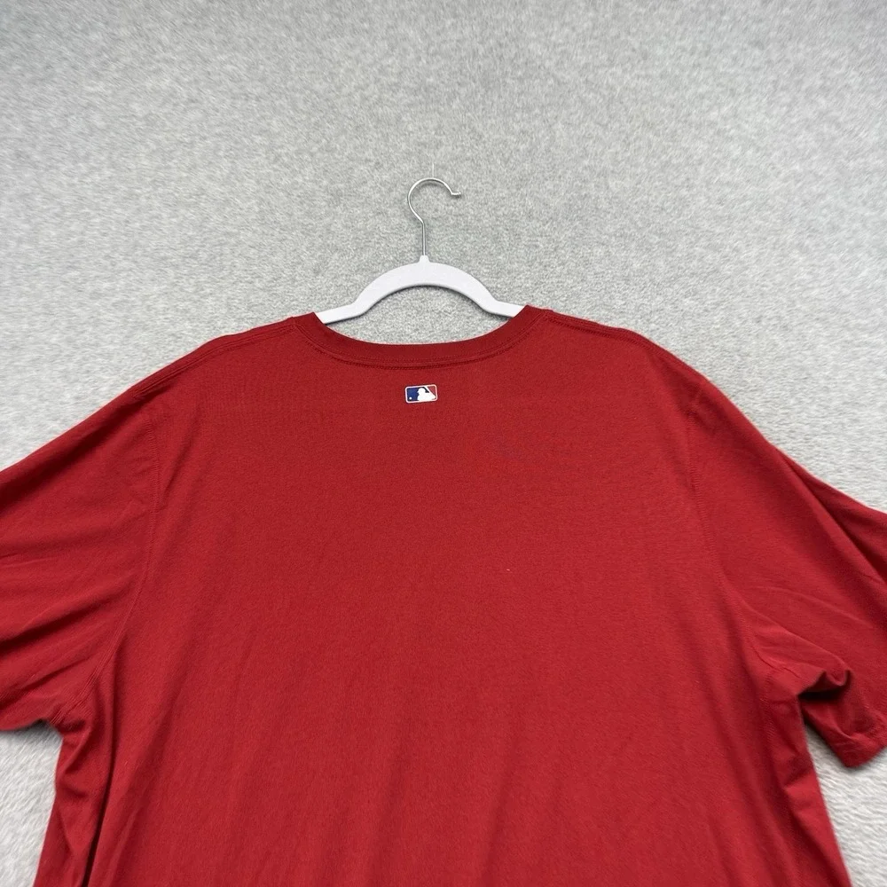 Nike Dri-Fit Men's MLB Texas Rangers Baseball Red T-Shirt Size XL‎ Performance